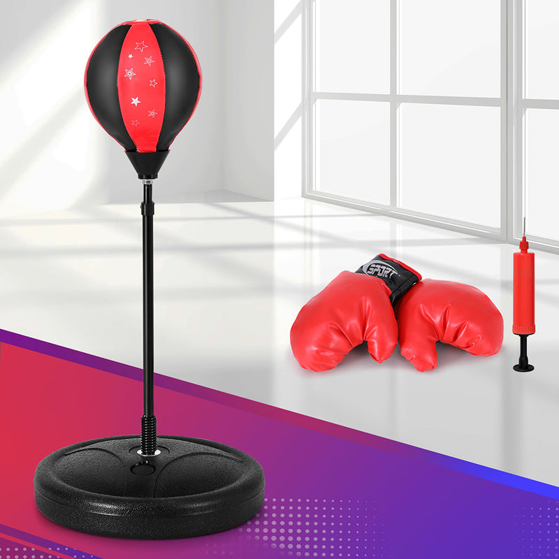 Everfit Boxing Bag Stand Set Punching Bag Gloves with Pump Height Adjustable