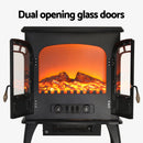 Devanti Electric Fireplace Fire Heaters 2000W