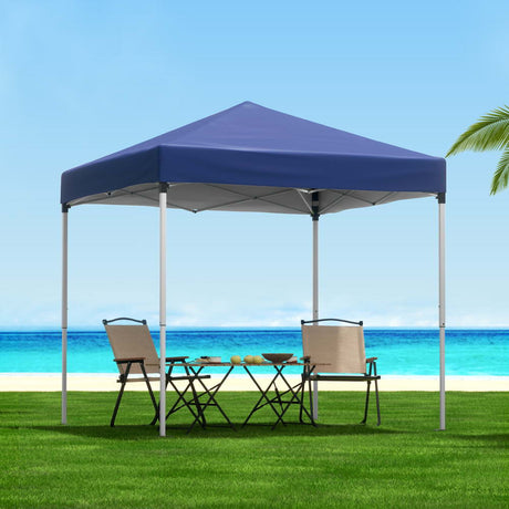 Instahut Gazebo 2x2m Outdoor Patio Garden Marquee Shade Blue