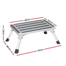 Weisshorn Caravan Step Folding Aluminium Step Ladder Stool