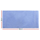 2 Pack Bath Sheets Set Cotton Extra Large Towel Blue