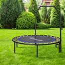 Everfit 48inch Round Trampoline Kids Exercise Fitness Adjustable Handrail Blue