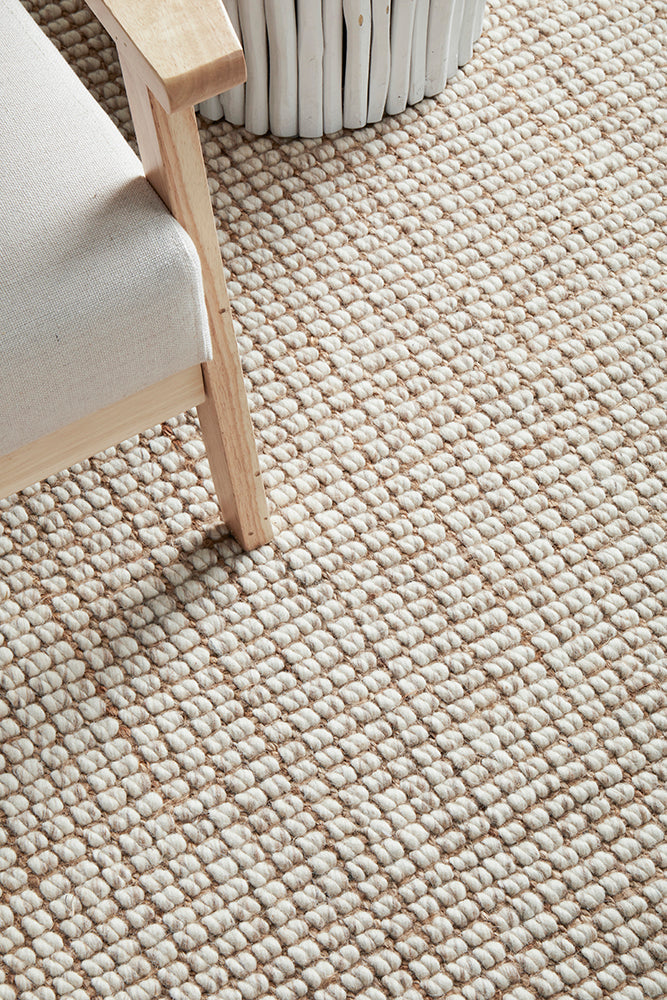 Arabella Natural Rug by Rug Culture - 165X115CM