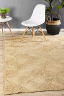 Atrium Hatch Natural By Rug Culture - 270X180CM - RECTANGLE