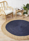 Atrium Polo Navy Round By Rug Culture - 120X120cm ROUND