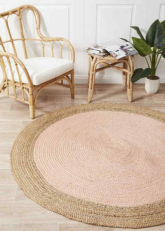 Atrium Polo Pink By Rug Culture - 150X150CM - ROUND