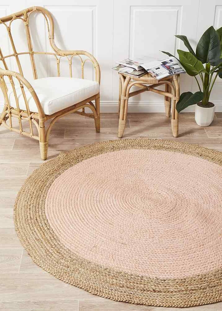 Atrium Polo Pink By Rug Culture - 200X200CM - ROUND