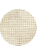 Bubble Natural Round Washable Rug by Rug Culture-150X150CM - ROUND