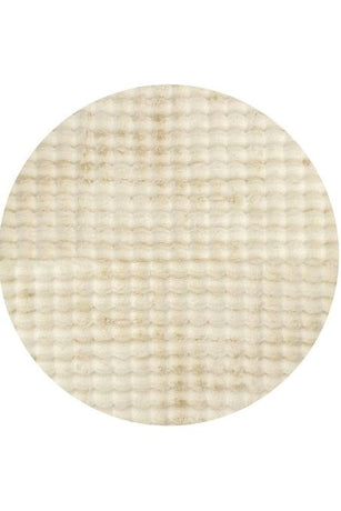 Bubble Natural Round Washable Rug by Rug Culture-150X150CM - ROUND