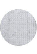 Bubble Silver Round Washable Rug by Rug Culture-200X200CM - ROUND