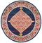 Century 966 Royal Blue Round by Rug Culture - 240 x 240 cm - ROUND