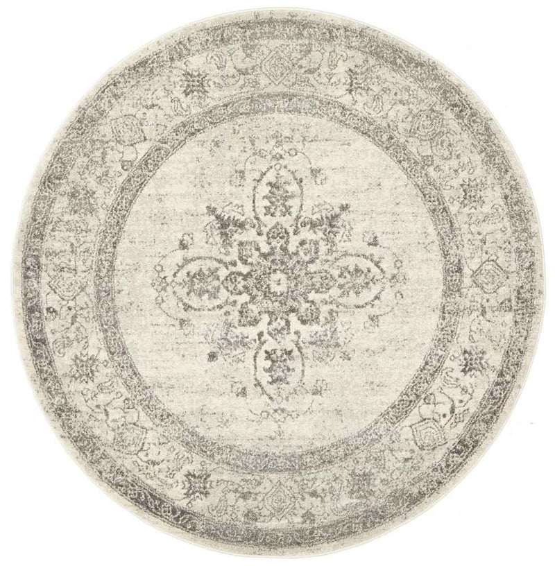 Century 977 Silver Round by Rug Culture - 150X150CM - ROUND