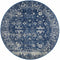 Evoke 252 Navy Round by Rug Culture -150X150CM - ROUND