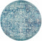 Evoke 253 Blue Round by Rug Culture -150X150CM - ROUND