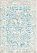 Evoke 253 White Blue by Rug Culture -230X160CM - RECTANGLE