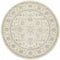 Evoke 261 White Round by Rug Culture -240X240CM - ROUND