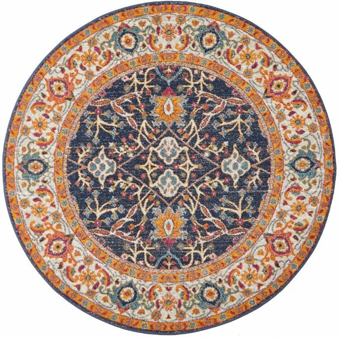 Evoke 262 Multi Round by Rug Culture -200X200CM - ROUND