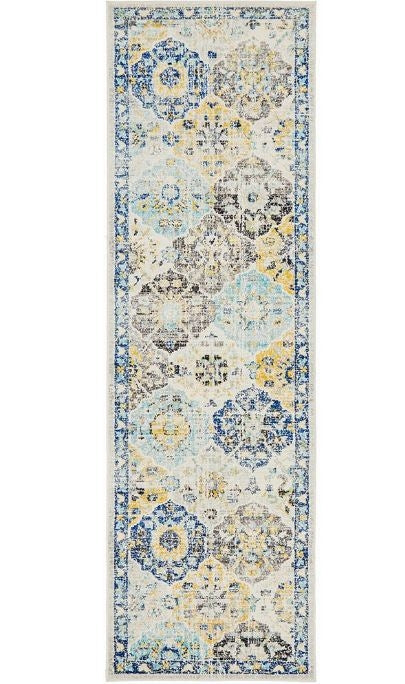 Evoke 266 Multi Runner by Rug Culture -500X80CM - RUNNER