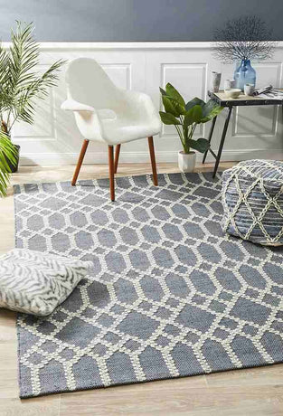 Hudson 805 Blue by Rug Culture - 225X155CM RECTANGLE