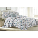 Bellamy 100% Cotton Quilted 3 pcs Bedspread Coverlet Set Queen