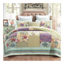 Cosmic Floral Bed 100% Cotton Quilted 3 pcs Bedspread Coverlet Set King