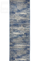 Mirage 355 Blue Runner By Rug Culture-300X80CM - RUNNER