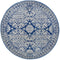 Mirage 358 Navy Round By Rug Culture-240X240CM - ROUND