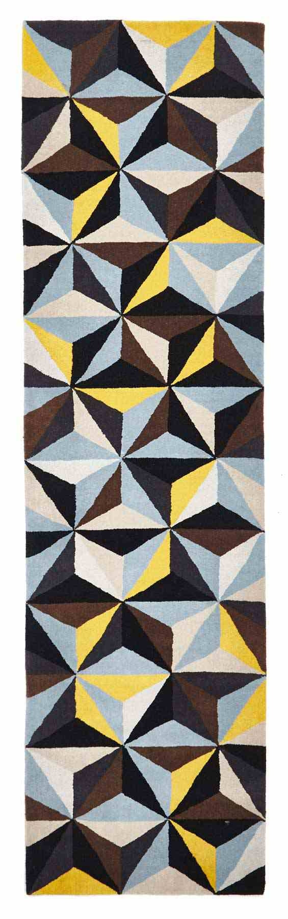 Matrix 900 Blue Runner By Rug Culture - 300X80CM - RUNNER