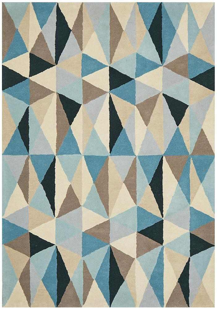 Matrix 901 Turquoise By Rug Culture - 225X155CM - RECTANGLE