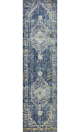 Museum 869 Navy Runner by Rug Culture-300X80CM - RUNNER