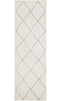 Noosa 333 White Runner by Rug Culture-400X80CM - RUNNER