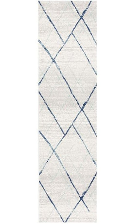 Oasis 452 Blue Runner by Rug Culture-300X80CM - RUNNER