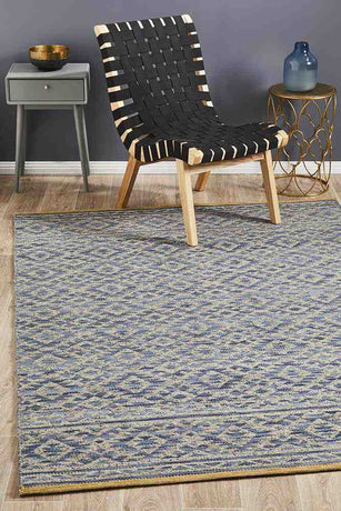 Relic 130 Blue By Rug Culture - 280X190CM - RECTANGLE