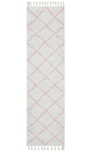 Saffron 22 Pink Runner by Rug Culture - 300X80CM - RUNNER