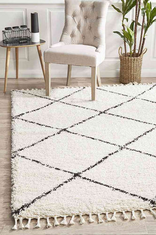 Saffron 22 White by Rug Culture - 400X300CM - RECTANGLE