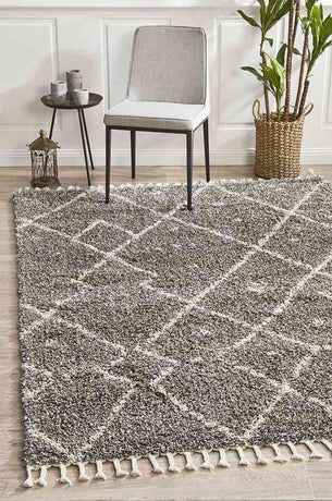 Saffron 44 Grey by Rug Culture - 290X200CM - RECTANGLE