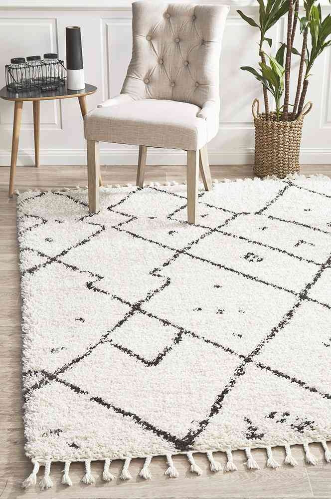 Saffron 44 White By Rug Culture - 300X80CM - RUNNER