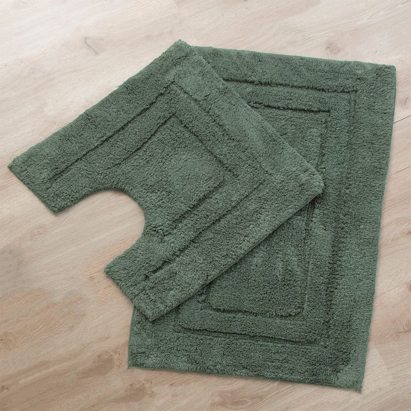 2200 GSM 2 Piece Tufted Bath Mat Set by Renee Taylor