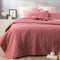 Attwood Vintage Stone Washed Cotton Quilted Rose Coverlet Set by Renee Taylor Super King