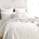 Berlin Jacquard Stone Coverlet Set by Renee Taylor