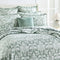 Tahlia Jacquard Jade Coverlet Set by Renee Taylor