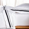 Cloud 1000 TC Egyptian Cotton White Charcoal Deep King Sheet sets by Renee Taylor