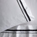 Cloud 1000 TC Egyptian Cotton White Charcoal Deep King Sheet sets by Renee Taylor