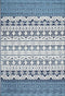 Seaside 3333 White Blue by Rug Culture-160X110CM - RECTANGLE