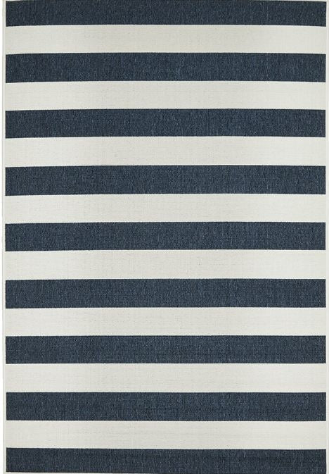 Seaside 4444 Navy White by Rug Culture-160X110CM - RECTANGLE