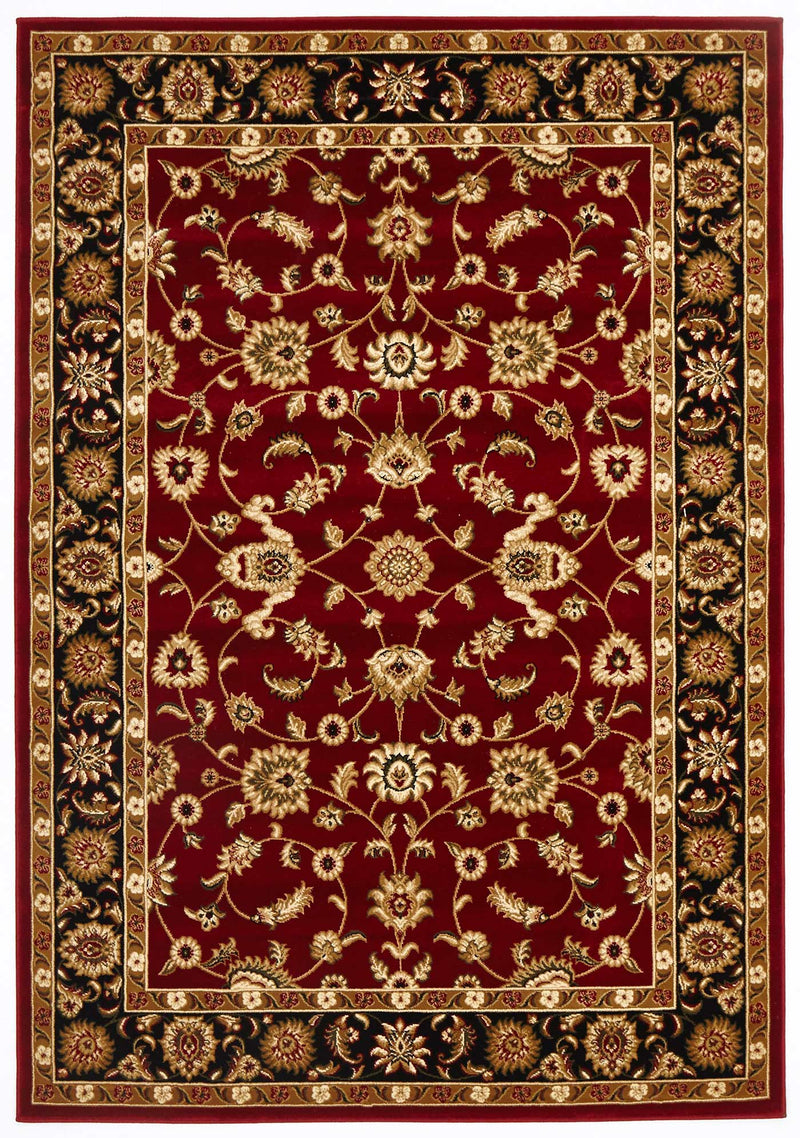 Sydney 1 Red Black Rug by Rug Culture - 290X200CM - RECTANGLE