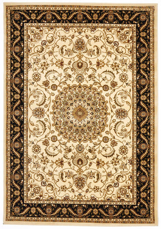 Sydney 9 Ivory Black Runner Rug by Rug Culture - 300X80CM - RUNNER