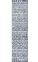 Terrace 5505 Blue Runner by Rug Culture-300X80CM - RUNNER