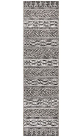 Terrace 5505 Grey Runner by Rug Culture-400X80CM - RUNNER