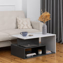 VIENNA COFFEE TABLE - OAK/GHITE